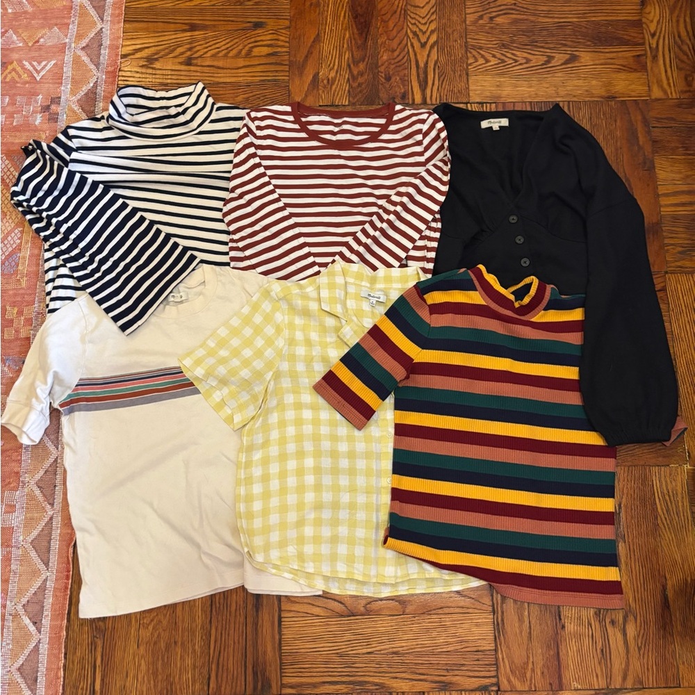 Madewell Bundle of 6 Tops, Perfect for Fall